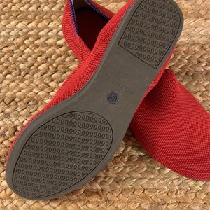 Rothy’s red loafers